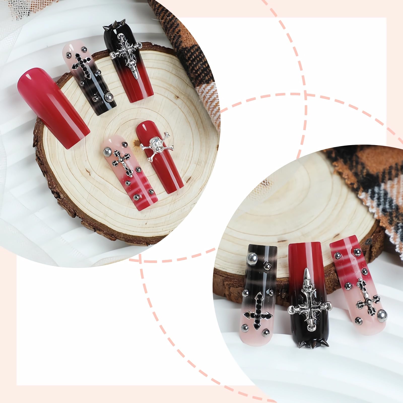 Ongles MISUD matière ABS, solide et inodore.