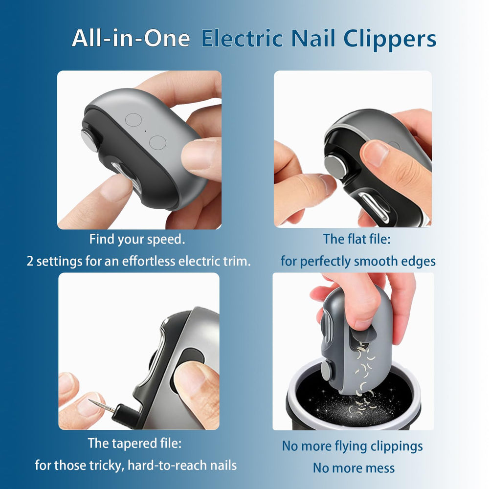 MISWOWO clipper-ongles avec 2 vitesses pour ajuster la coupe