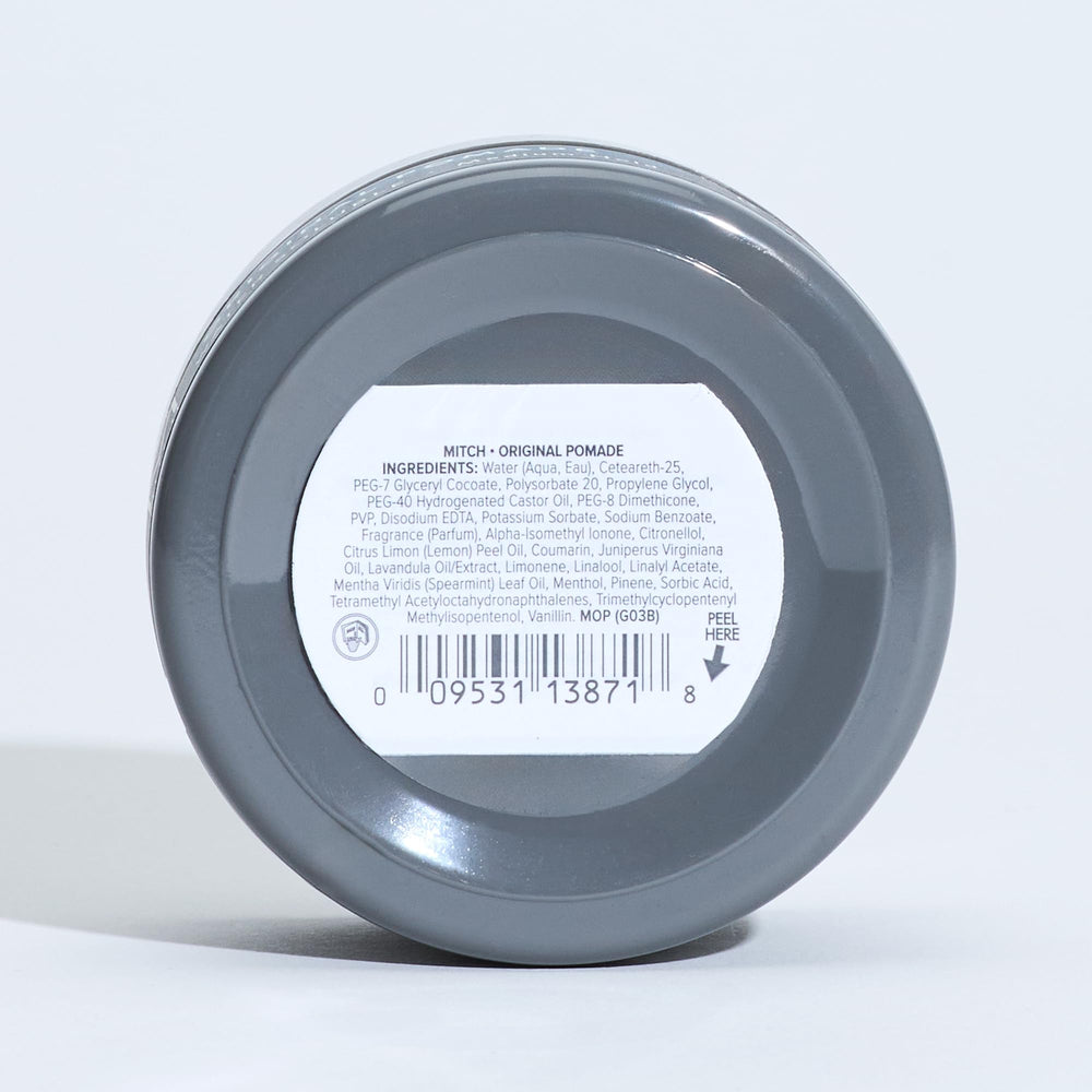 MITCH Original Pomade emballage PCR respectueux de l’environnement.