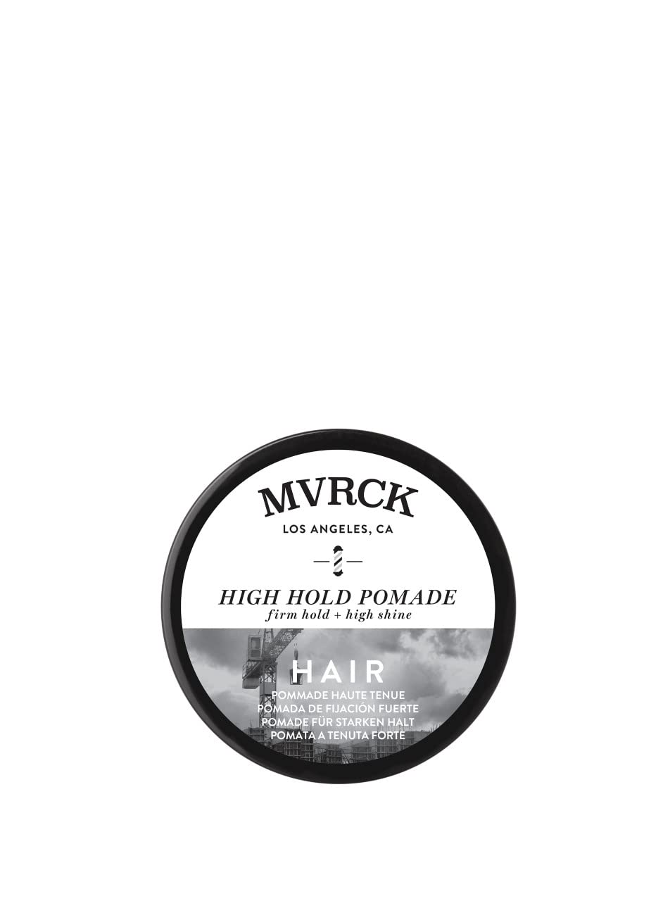 Pomade MITCH à Haute Tenue — bouteille montrant une tenue durable.