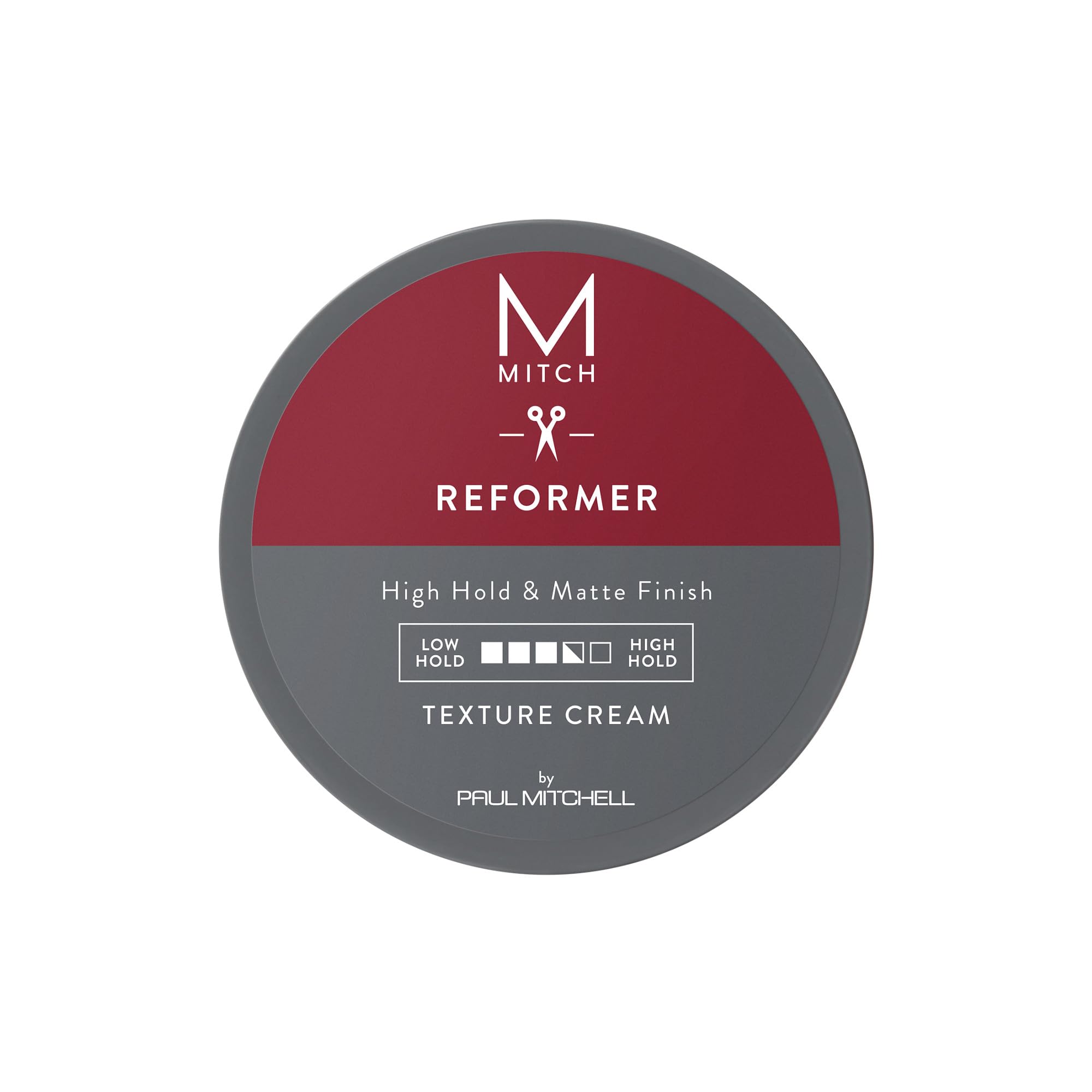 MITCH Reformer Texture Cream sur bouteille: tenue forte et fini naturel sans brillance.