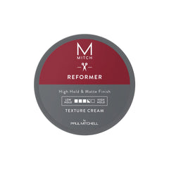MITCH Reformer Texture Cream sur bouteille: tenue forte et fini naturel sans brillance.