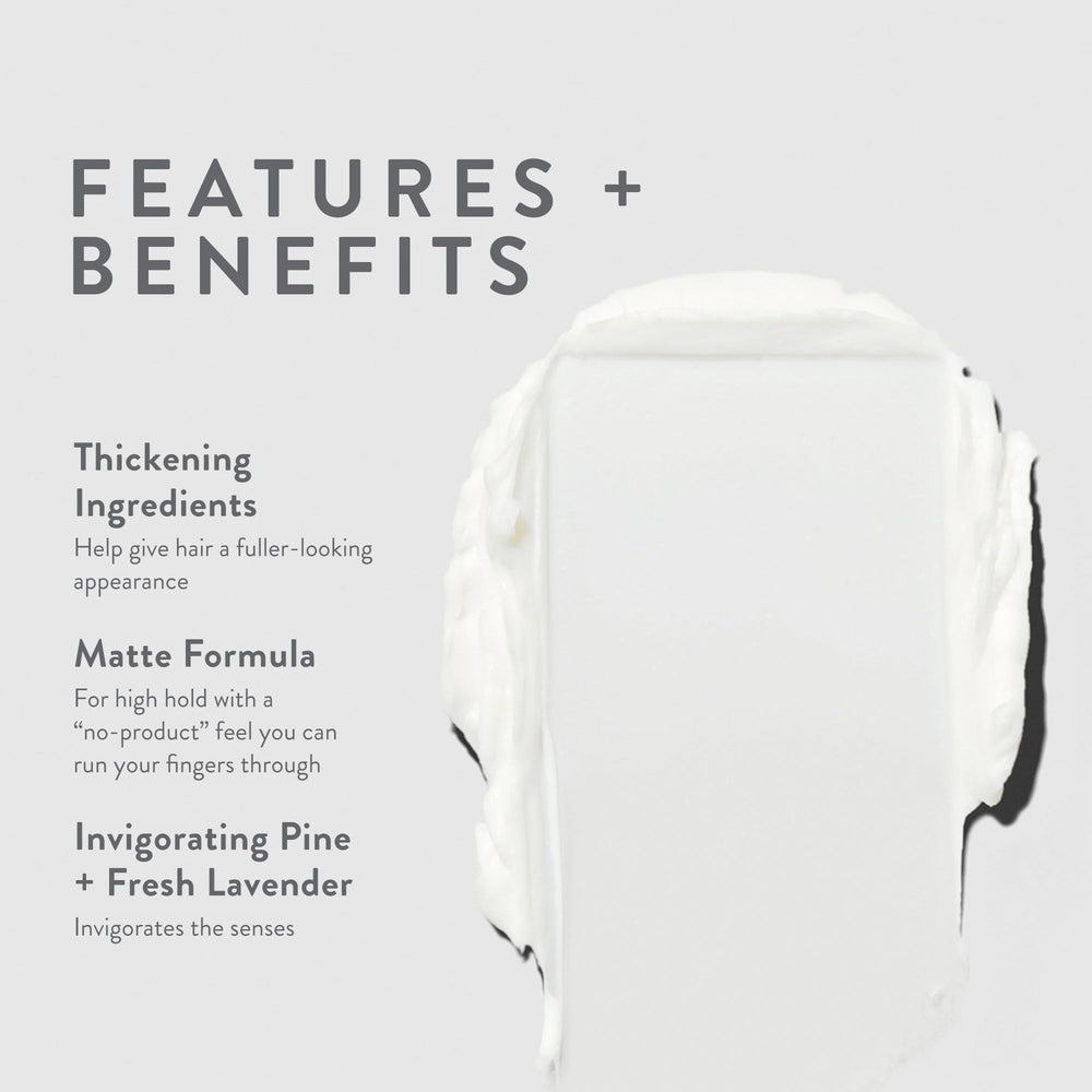 MITCH Reformer Texture Cream – finition-matte: texture dense et volume visibles.