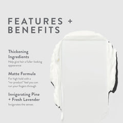 MITCH Reformer Texture Cream – finition-matte: texture dense et volume visibles.