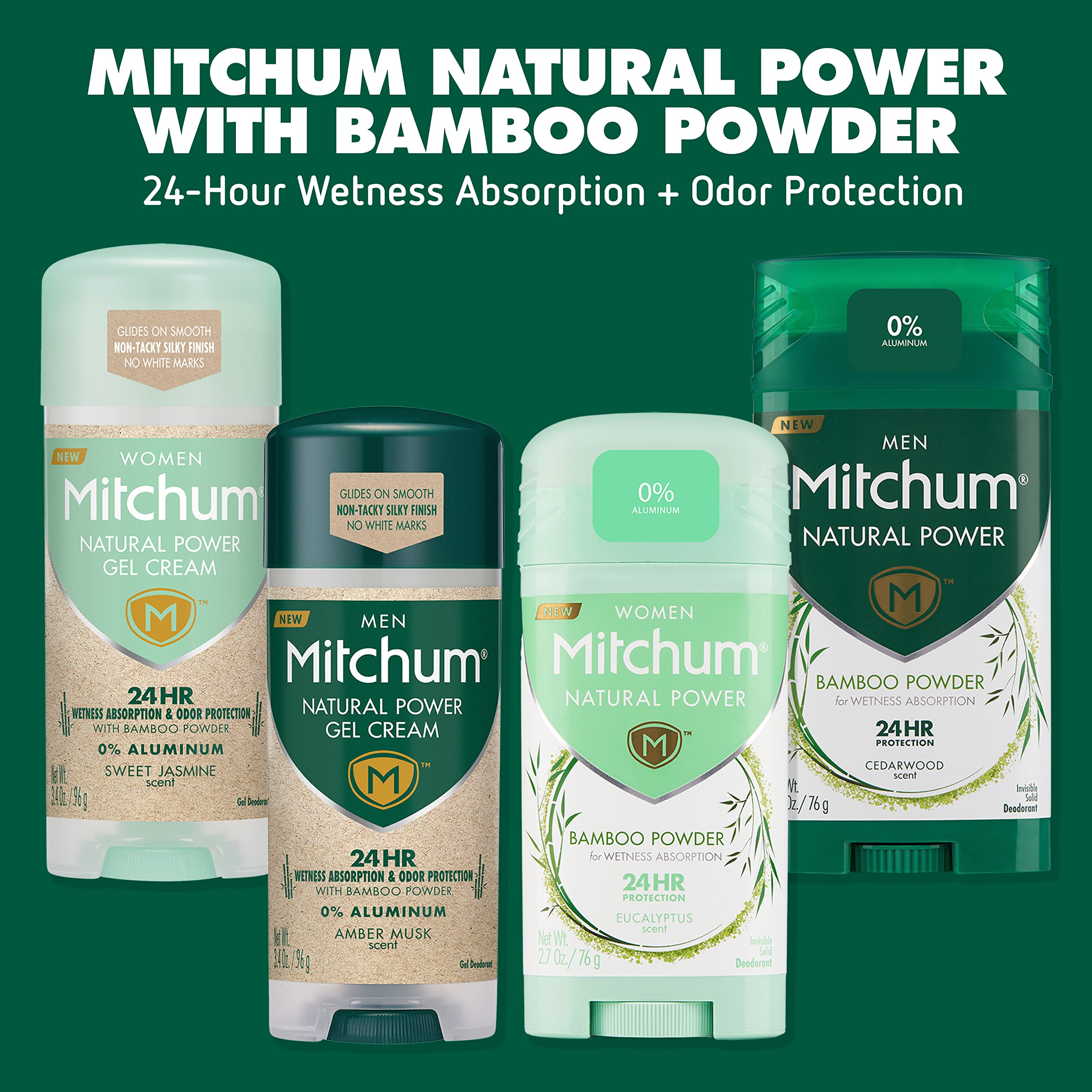 Mitchum absorption bambou, absorption efficace de l’humidité.
