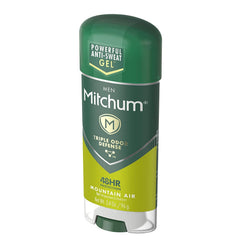 Mitchum Advanced Gel Déodorant Montagne Air, flacon 3-4 onces, séchage rapide sans résidu.