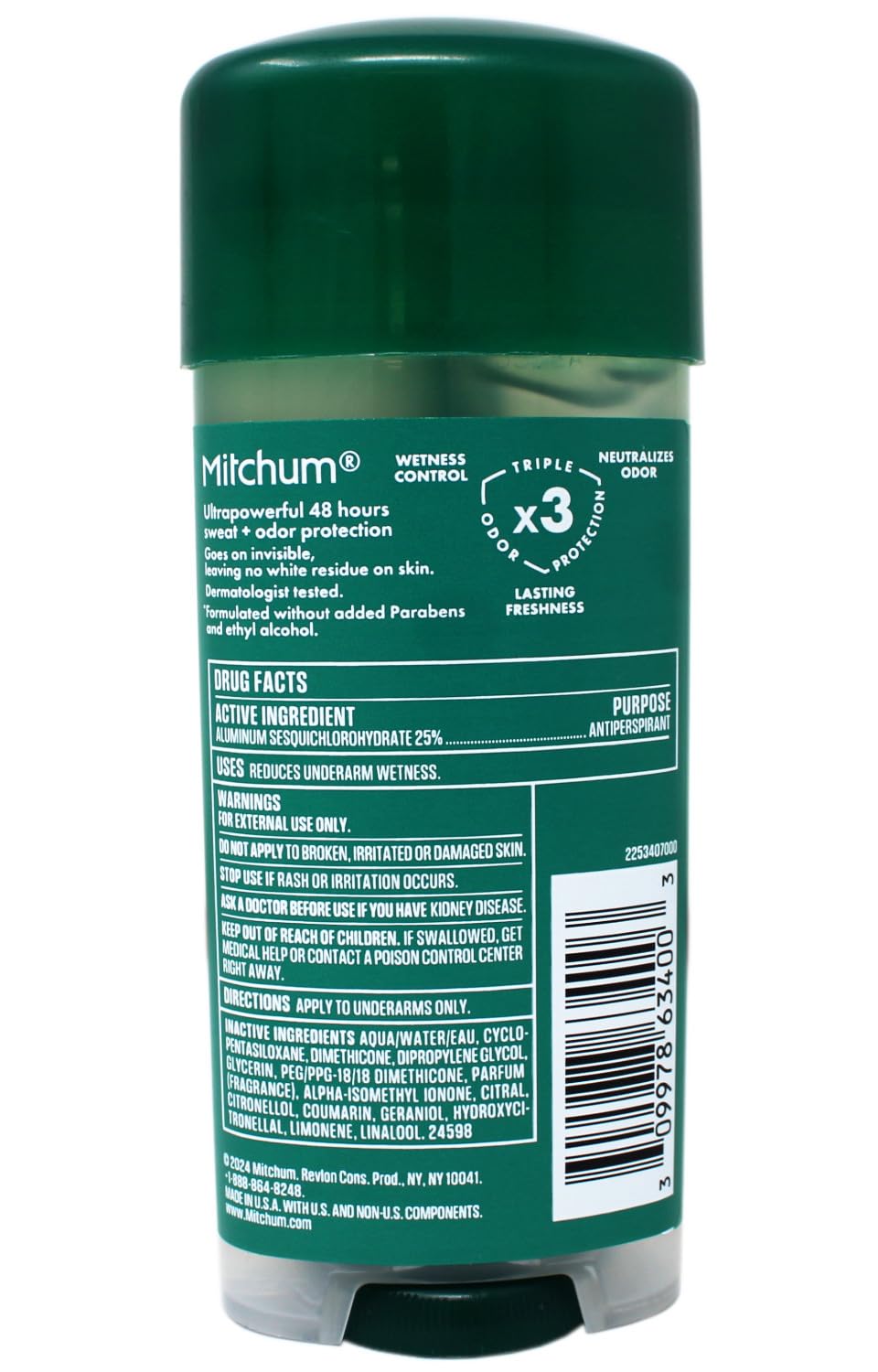 Mitchum Air Montagne: formule gel qui sèche rapidement