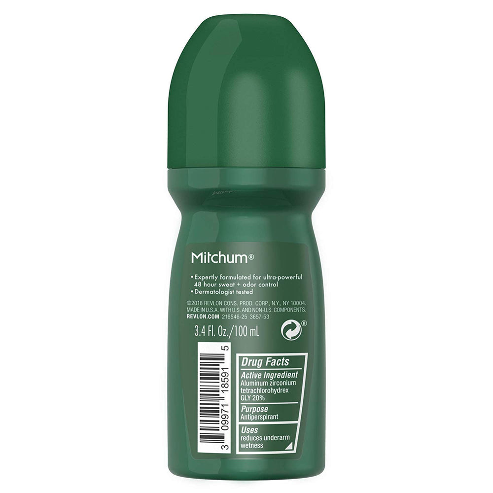 Mitchum Advanced, roll-on inodore, application simple pour une fraîcheur durable.