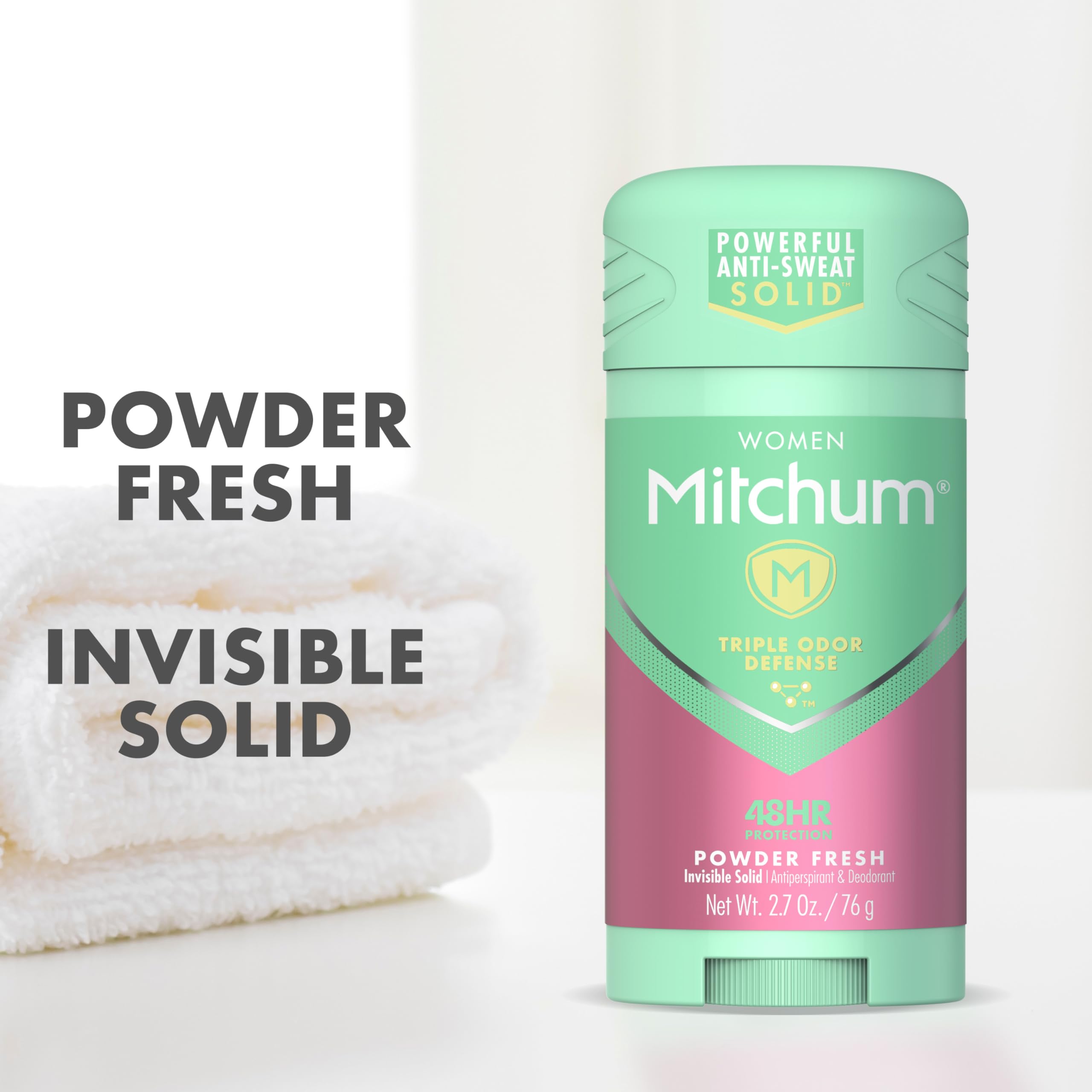 Mitchum déodorant stick glisse douce, application agréable