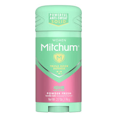Mitchum déodorant femme stick poudre fraîche, protection longue durée