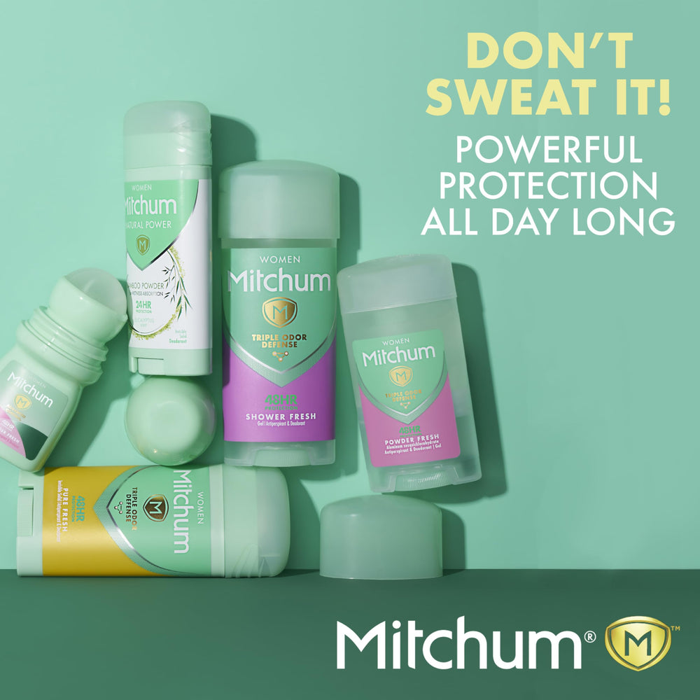 Mitchum déodorant stick utilisation quotidienne, fraîcheur durable