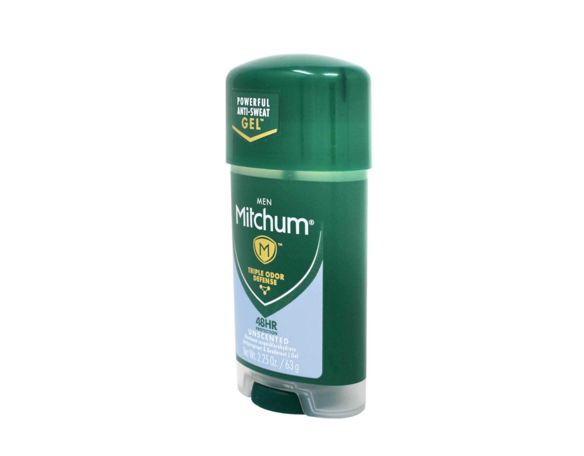 Mitchum déodorant gel sans parfum, format duo pratique pour la maison et le sac
