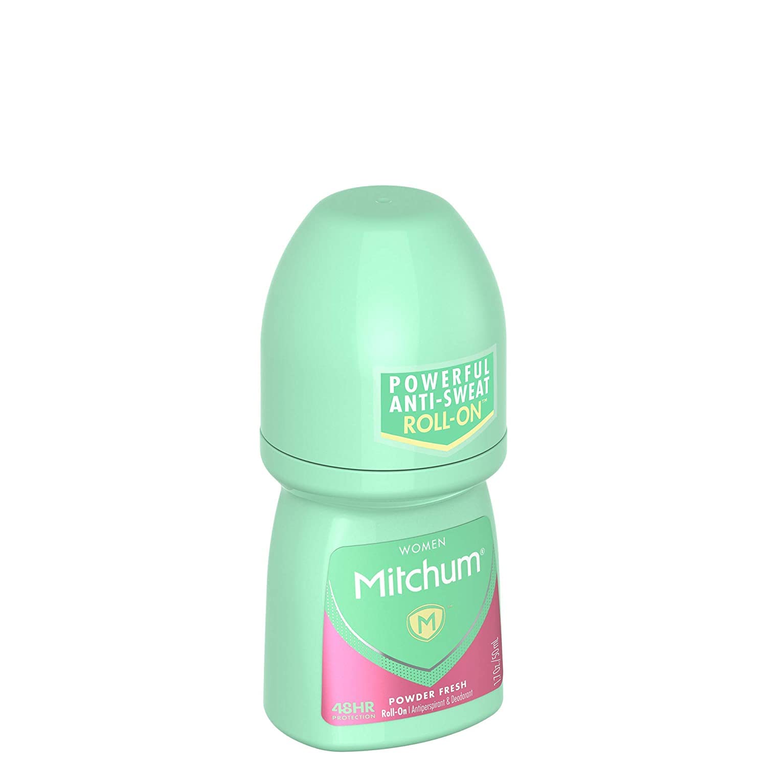 Mitchum Roll-On Invisible — applicateur rouleau pour une application lisse.
