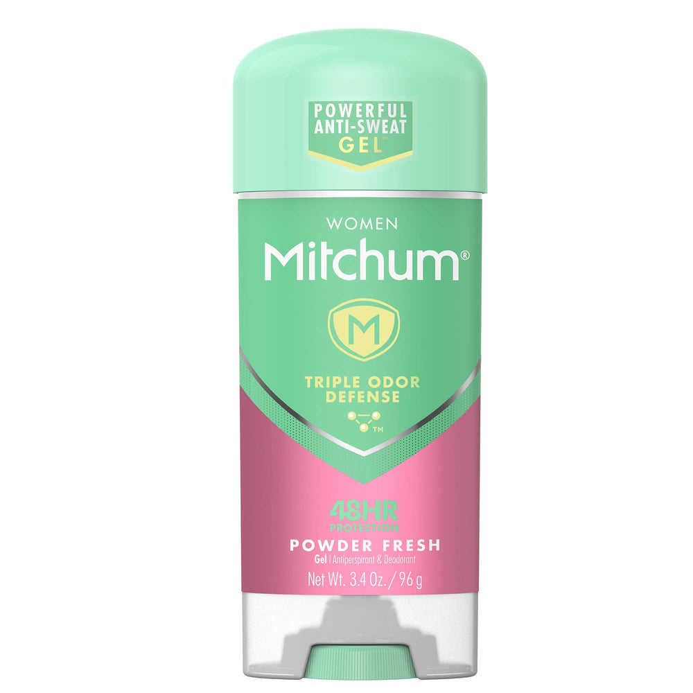 Mitchum femmes gel clair—application facile et fraîcheur durable.