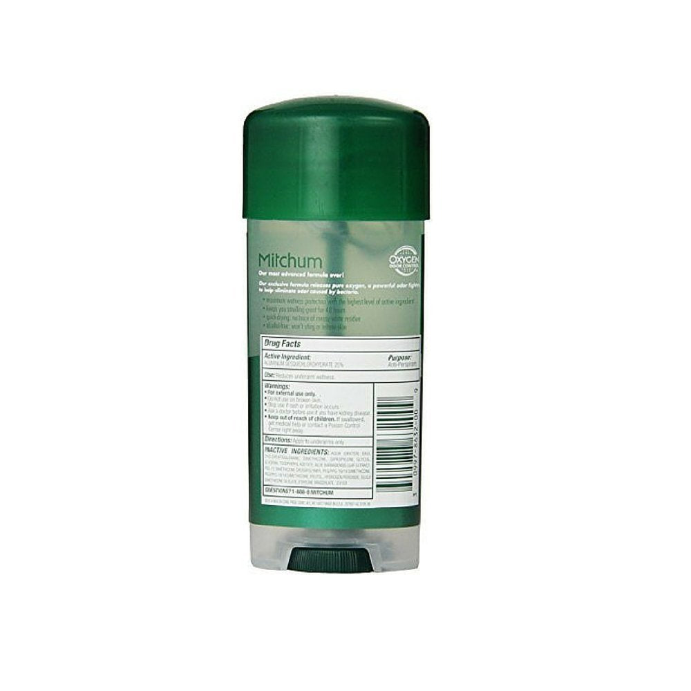 Mitchum Gel sans parfum - application quotidienne pour une sensation de fraîcheur durable.