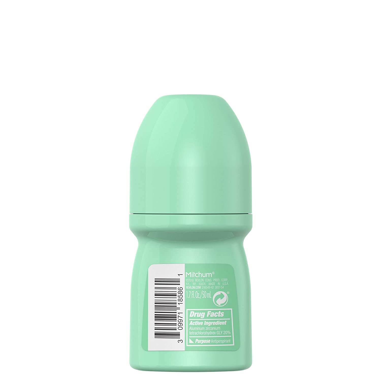 Mitchum Roll-On Invisible, posé sur le lavabo, prêt pour la journée.