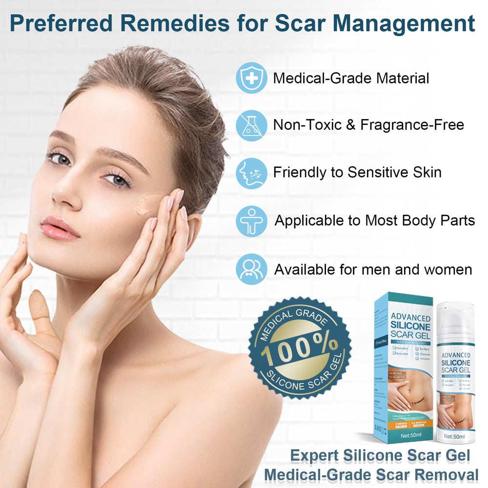 Mitgary Advanced Scar Gel : application mince qui s’étale facilement sans gras.