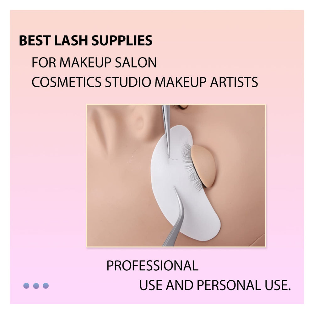 Miuffue coussins yeux sans peluches, texture douce pour une pose propre.