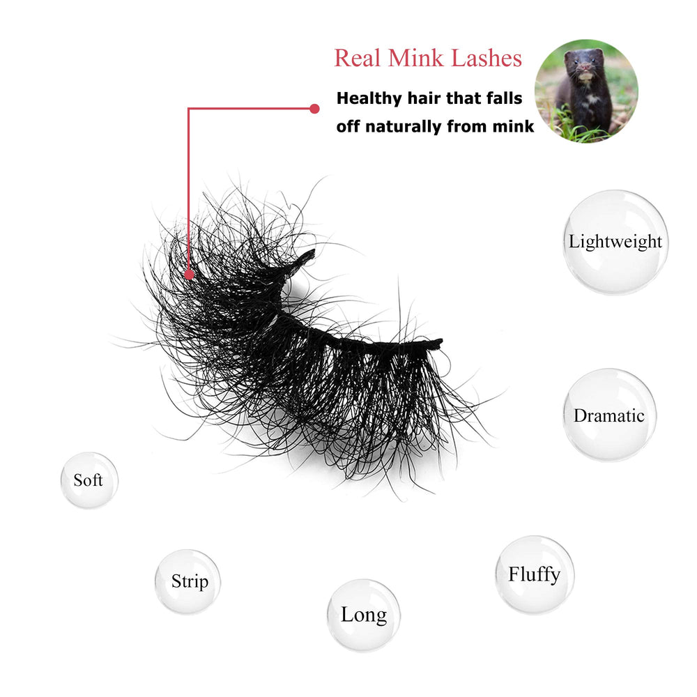 Miuhair Beauty cils pour application et retrait simples.