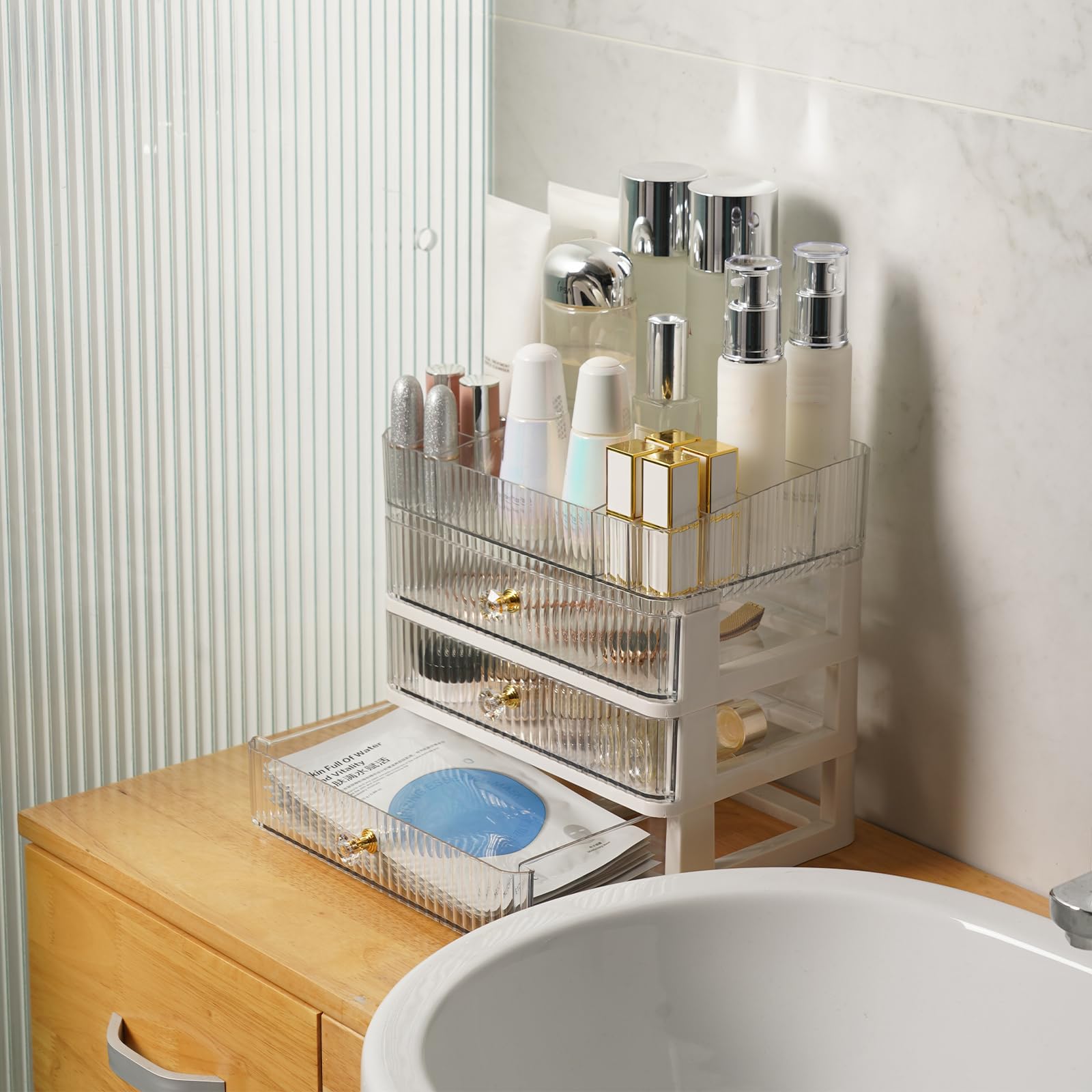 MIUOPUR design compact, idéal pour salle de bains ou coiffeuse.