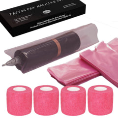 Miuxia : 200 couvercles rose pour stylo tatouage pour protection fiable.