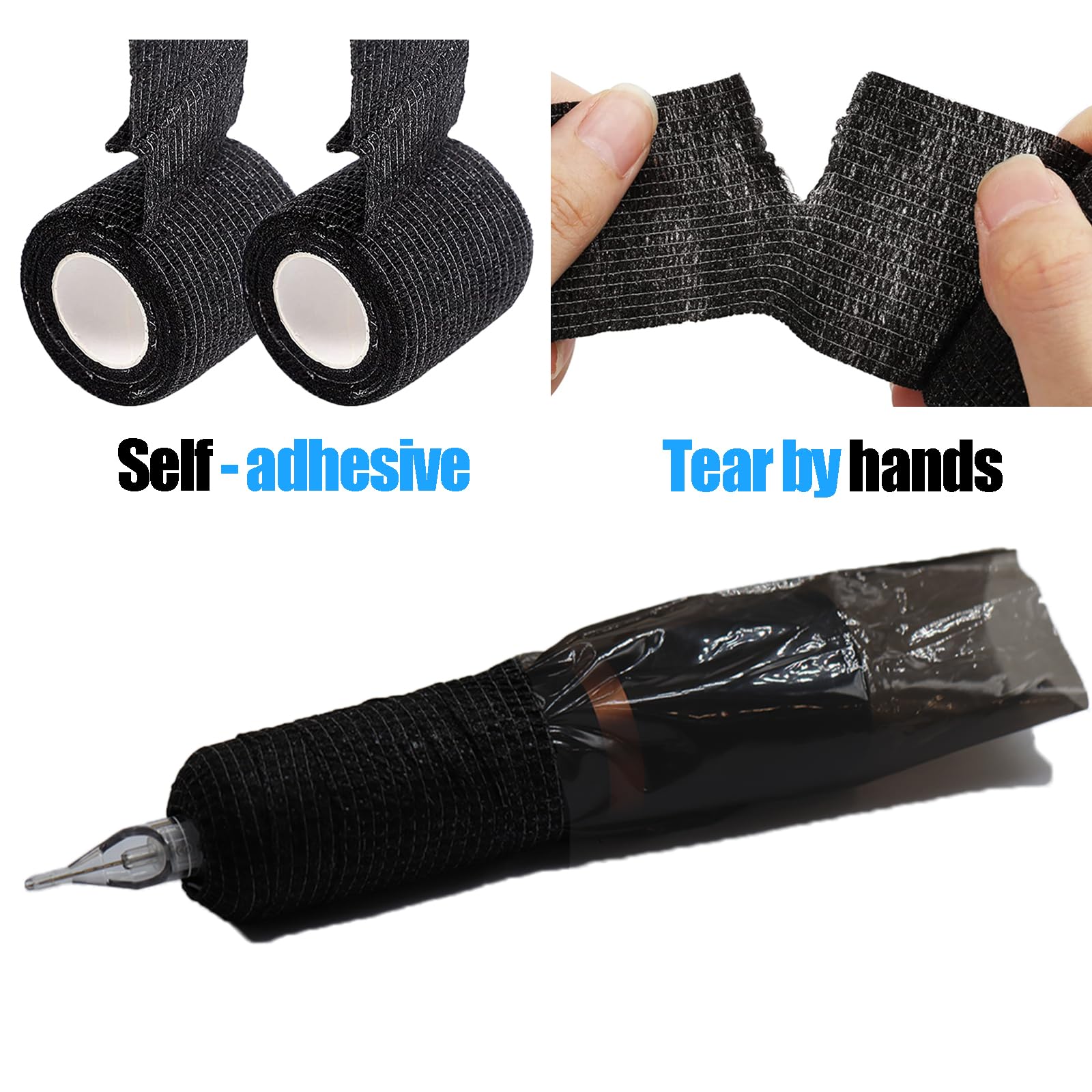 Protection stylo Miuxia tatouage noir – protège le matériel et prolonge son usage.