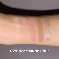 Mivota Rose Nude: fini rose doré scintillant pour une touche lumineuse