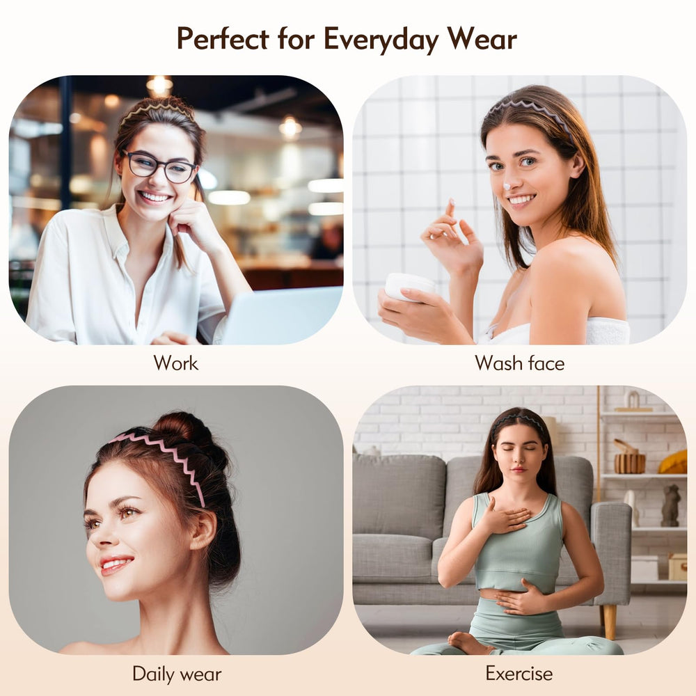 Vue arrière du bandeau MIVZO, porté pour un effet chic et structuré.