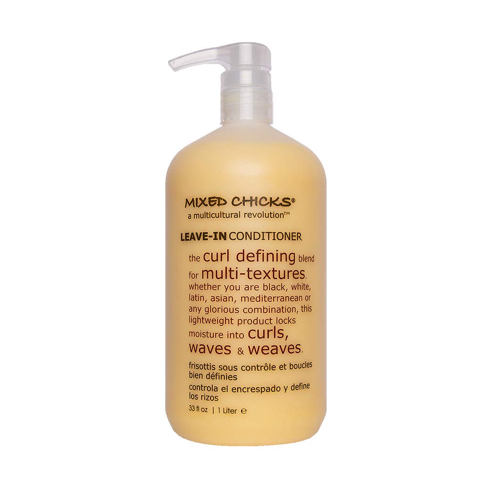 Mixed Chicks Leave-In: bouteille du conditionneur sans rinçage définissant les boucles.