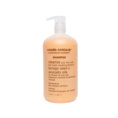Mixed Chicks shampooing clarifiant doux, bouteille visible, nettoie sans résidu et ravive l’éclat naturel