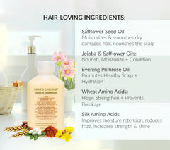 Mixed Chicks, huiles nourrissantes pour cheveux et longueurs soignées.