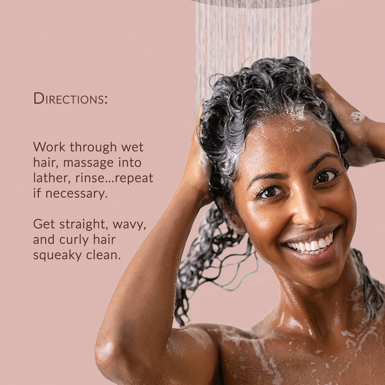 Rinçage avec Mixed Chicks laisse cheveux propres et maniables.
