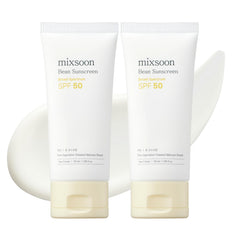 Flacon Mixsoon Bean, écran solaire SPF50, texture légère et sans trace blanche idéale pour le visage.