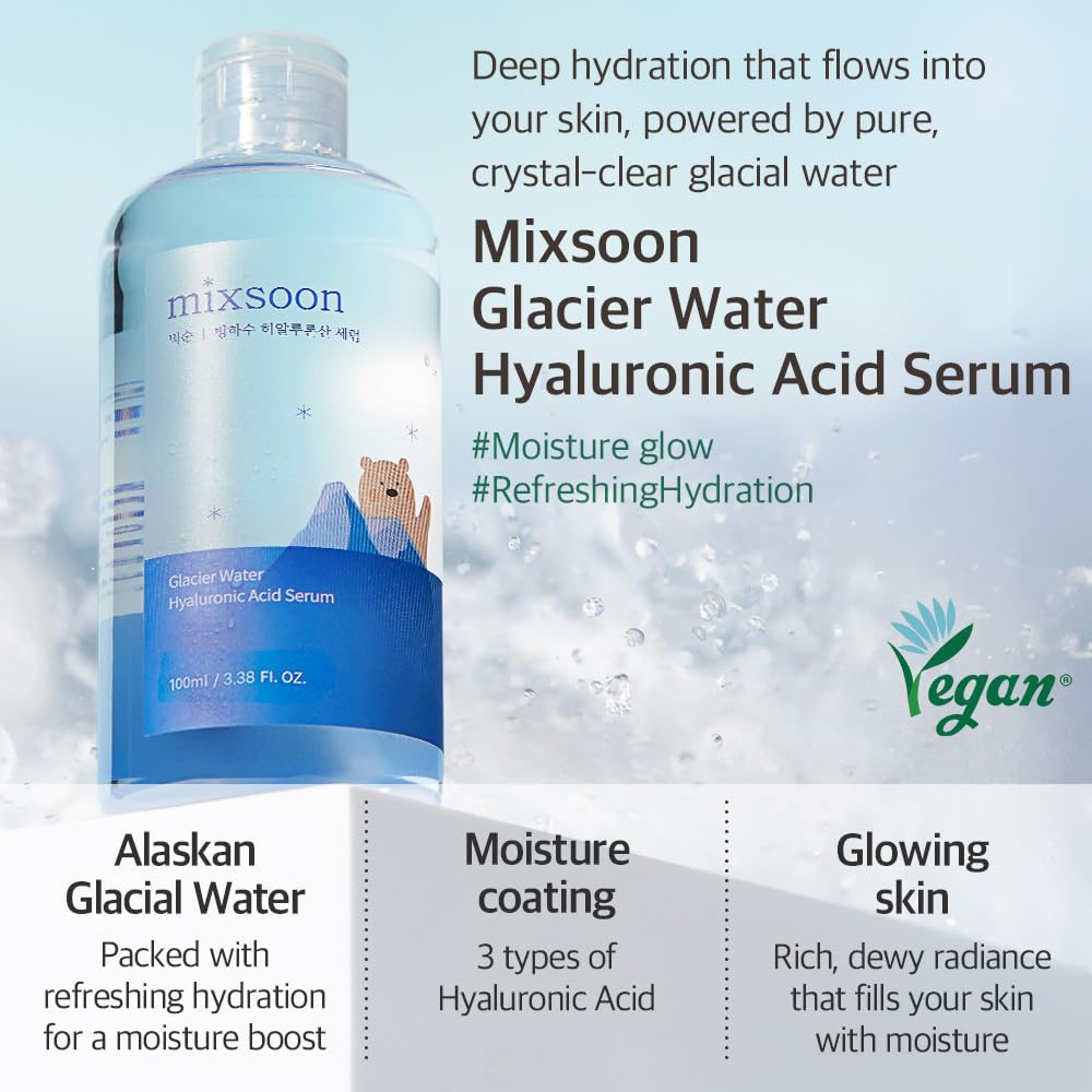 Coffret Mixsoon Duo pour soin du visage, emballage élégant et pratique.