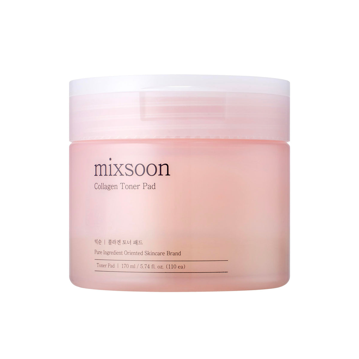Mixsoon Cotons-toniques collagene essence: pads imprégnés pour hydrater et raffermir en douceur.