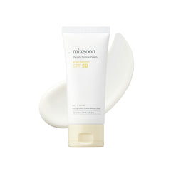 Mixsoon écran solaire fève, flacon 50 ml, protection UV sans trace blanche.