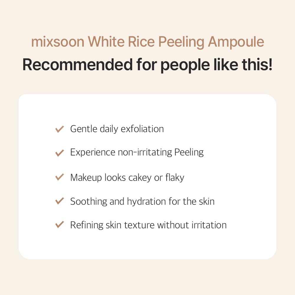 Mixsoon exfoliation quotidienne douce — peau plus lisse.