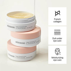 Gel yeux mixsoon, texture fraîche et apaisante autour du contour.