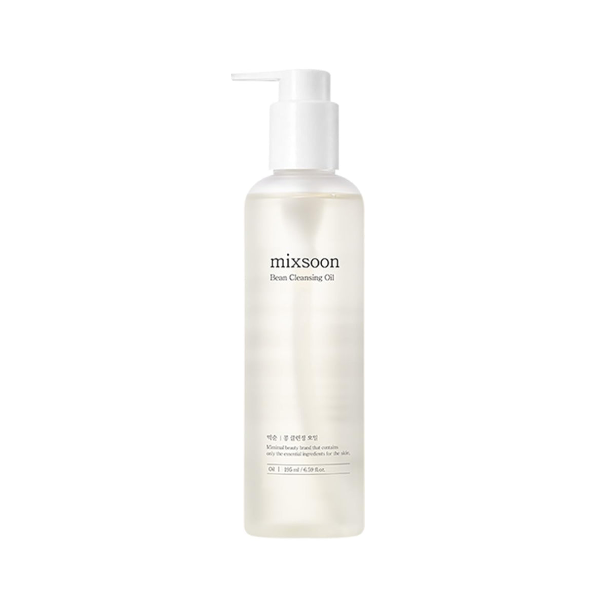 Mixsoon huile démaquillante haricot fermenté, flacon prêt pour un démaquillage en douceur