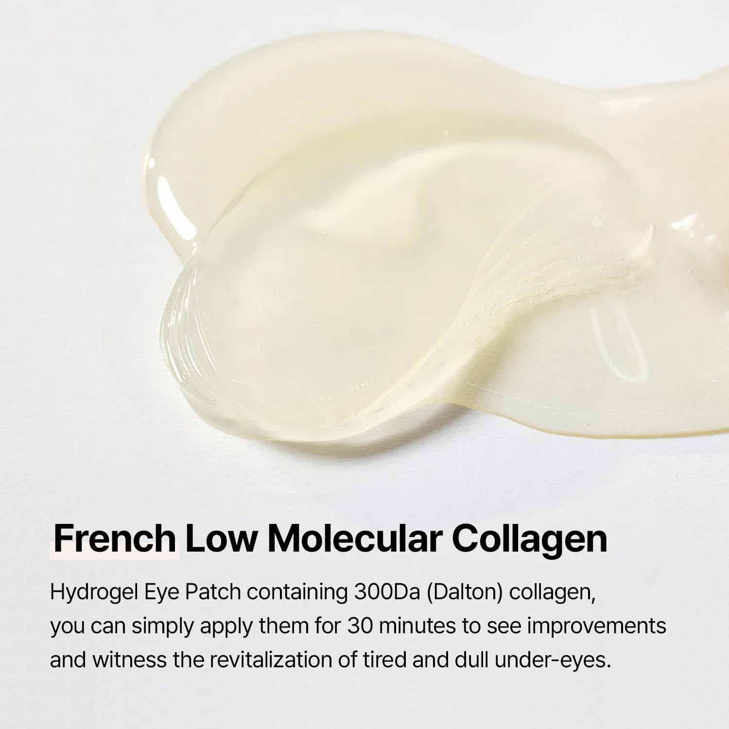 Patchs mixsoon au collagène et peptides pour nourrir le contour des yeux.