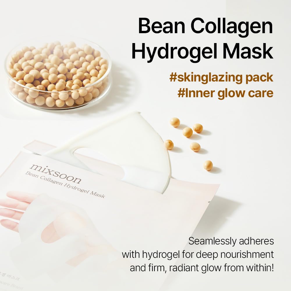 Texture feuille transparente du masque mixsoon, application douce