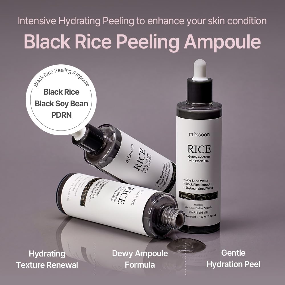 Mixsoon Peeling Ampoule – application quotidienne facile pour peau limpide
