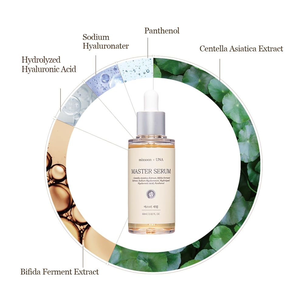 Sérum Maître Mixsoon – texture légère offrant un éclat naturel.