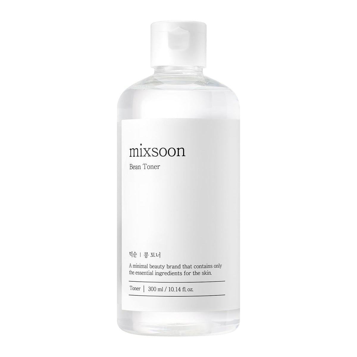 Mixsoon tonique haricot – bouteille visible, hydratation douce pour la peau.