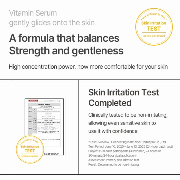 Mixsoon Sérum Vitamine C 20 – pompe pratique pour une application précise.