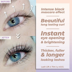 MIYA LASH flacons et solutions pour réhaussement des cils et laminage des sourcils