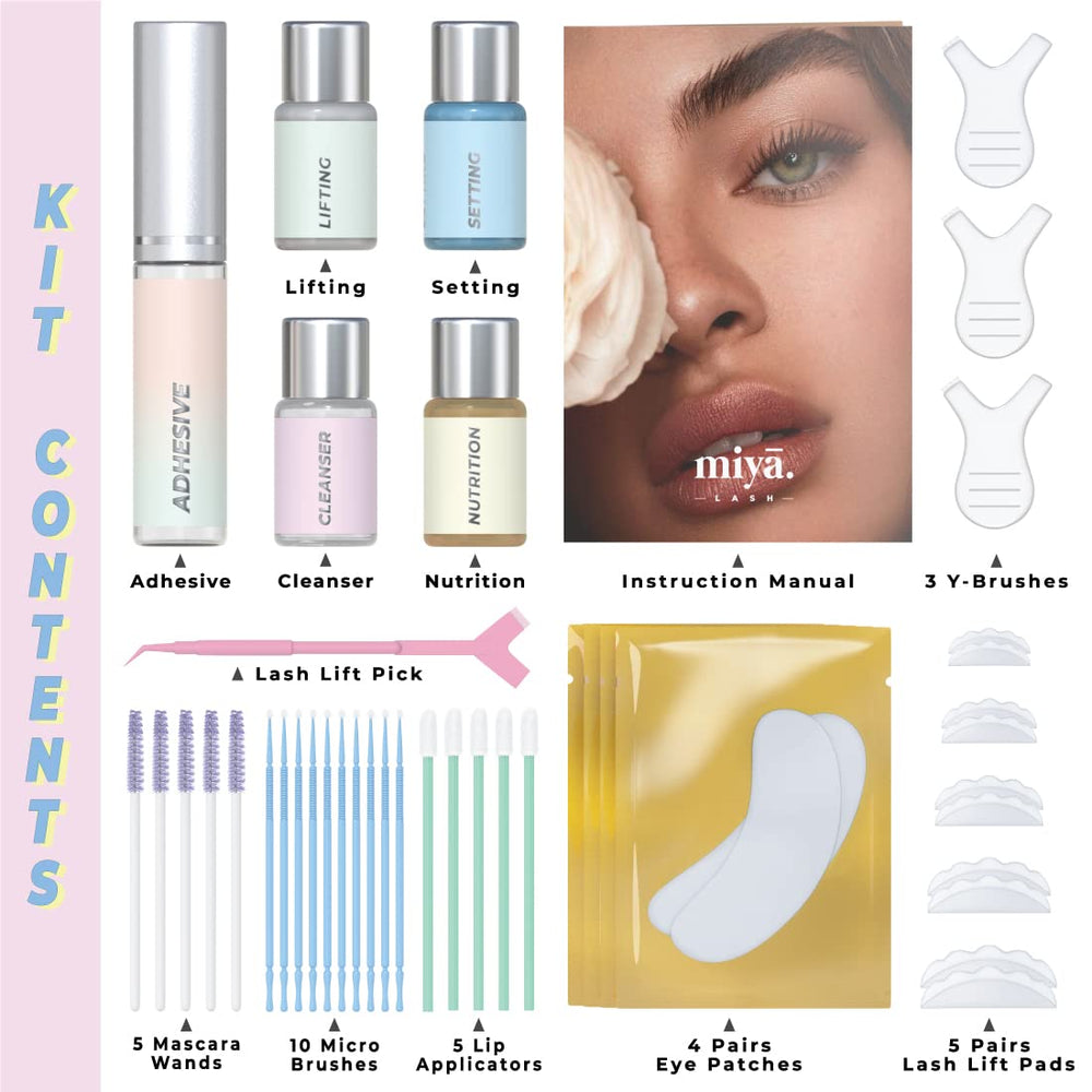Miya LASH Keratine Lift : lotion lift structure les cils pour un effet durable.