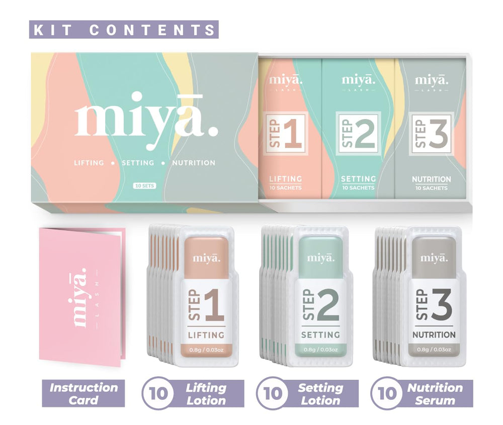 MIYA LASH application rapide 4 à 7 minutes pour un lifting efficace