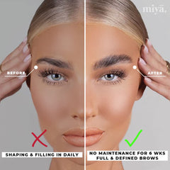 MIYA LASH outils et pinceaux — application précise pour une lamination efficace.