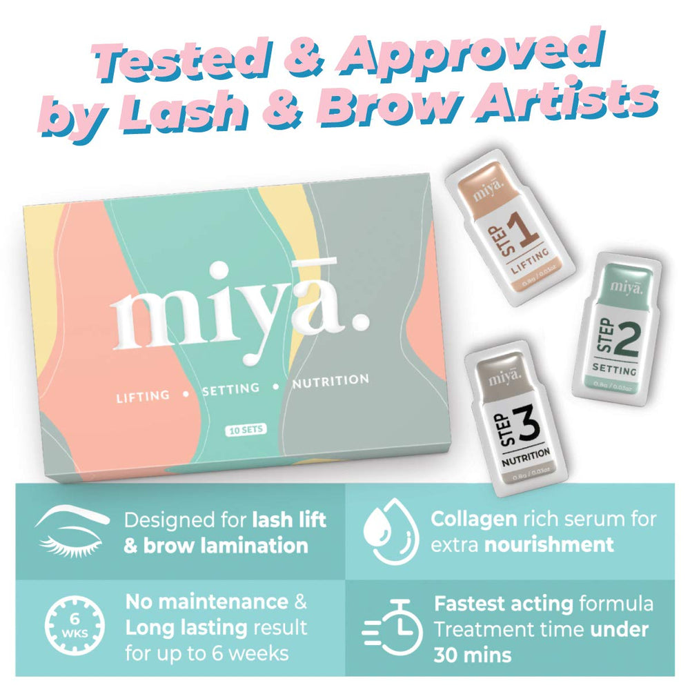 MIYA LASH sachets stériles à usage unique pour une hygiène optimale